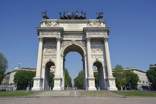 Milán - Arco de la Paz — Foto de Stock