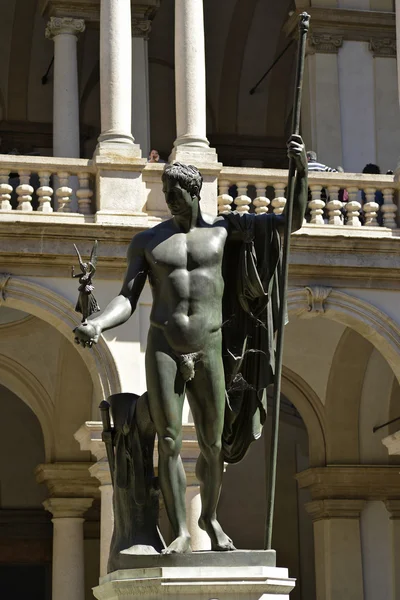 Galeria Sztuki Brera Mediolan pomnik Napoleona przez Canova — Zdjęcie stockowe