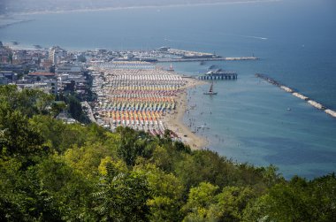Gabicce Mare beach genel bakış
