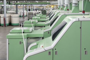 Fabrika pamuk iplik makinası