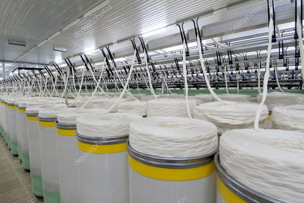 Factory cotton spinning machine — Stock Editorial Photo © antoniotruzzi  #124137774