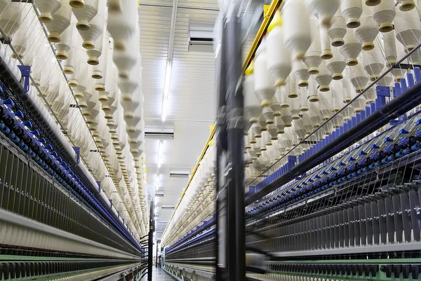 Fabrika pamuk iplik makinası