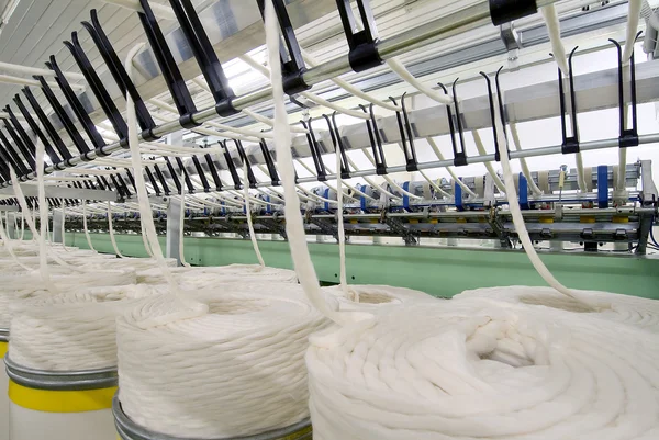 Cotton Spinning Machine_7 — Stock Photo, Image