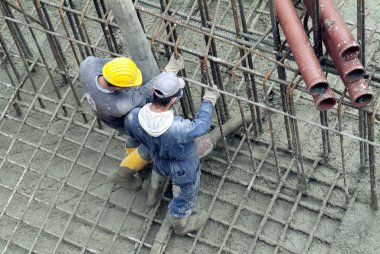 Güçlendirilmiş bar ve Beton İnşaat Site Süpürgelik