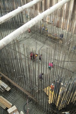 Güçlendirilmiş bar ve Beton İnşaat Site Süpürgelik