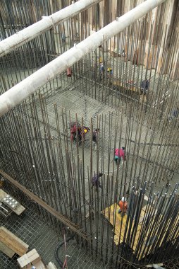 Güçlendirilmiş bar ve Beton İnşaat Site Süpürgelik