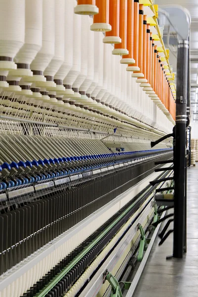 Katoen draaiende machine — Stockfoto