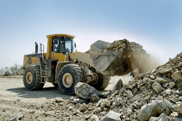 Macchina bulldozer — Foto Stock