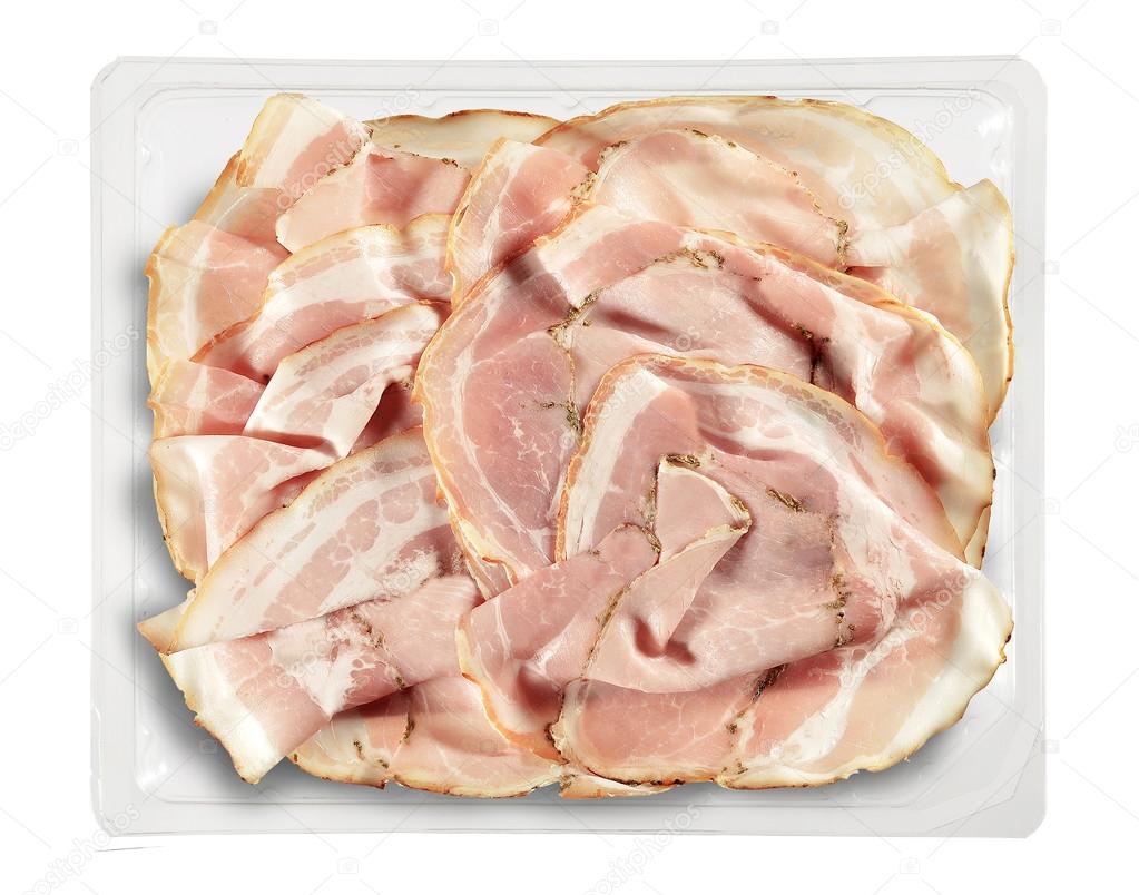 Tray Packaged of Presliced roasted pork