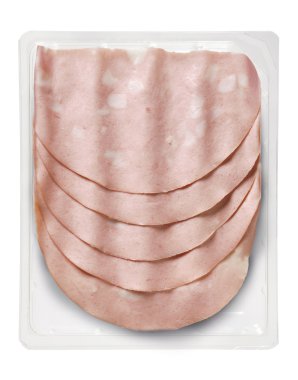 Tepsi Mortadella Bologna Presliced paketlenmiş domuz