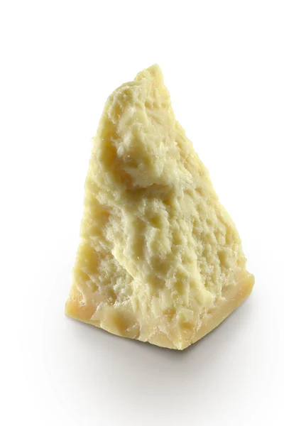 Rebanada de queso parmesano Parmesano — Foto de Stock