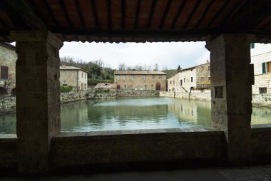 Toskana manzara Siena hills