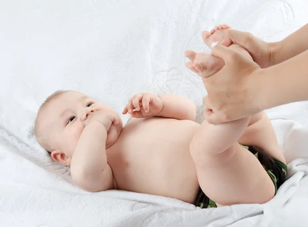 Baby mash legs — Stock Photo, Image