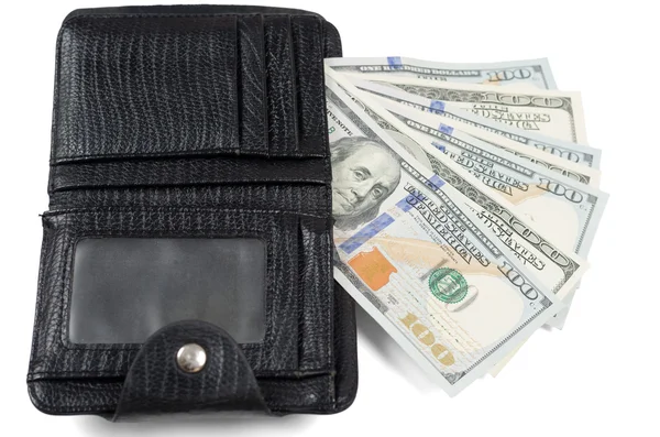 Wallet with money — Stock Photo, Image