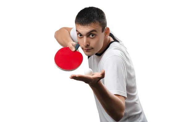Topu elinde adam — Stok fotoğraf