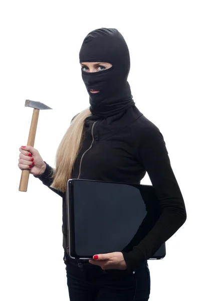 Hacking, burglary, theft — Stock Photo, Image