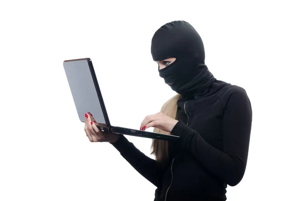 Hacking, pencurian, pencurian — Stok Foto