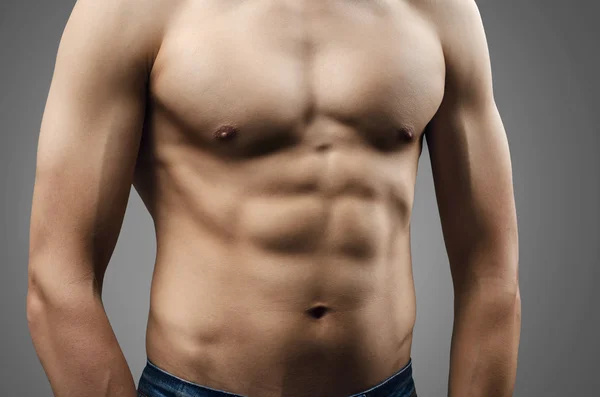 Man with a naked torso — Stock Photo, Image