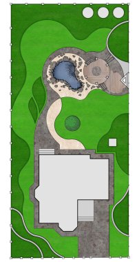 Peyzaj Master Planı, 2d kroki