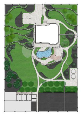 Peyzaj Master Planı, 2d kroki