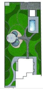 Tam Bahçe peyzaj master planı, 2d kroki