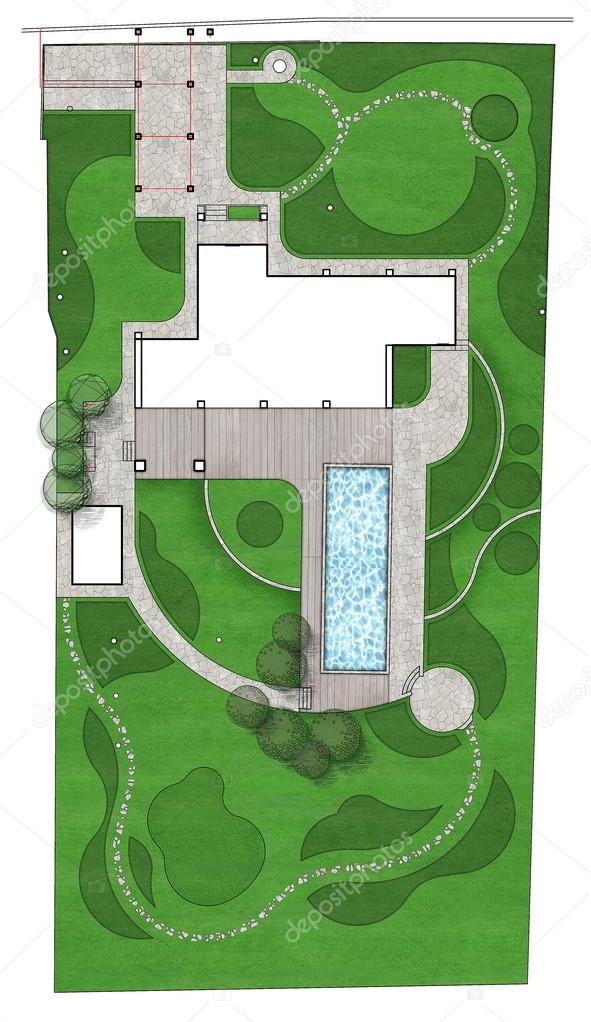 Landscaping land development plan Master Plan, 2D Sketch85