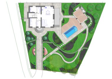 Peyzaj Master Planı, 2d kroki