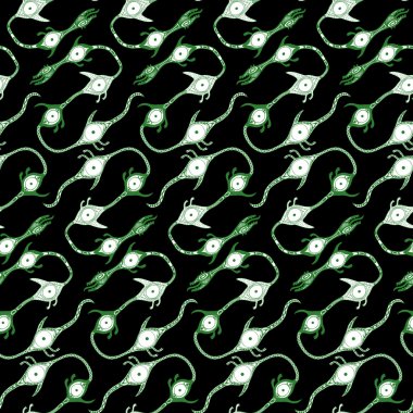 Etnik seamless modeli. Elle çizilmiş navajo kumaş