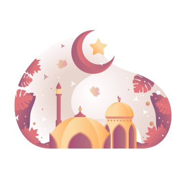 Sıvı Biçimli Cami Önü Görünümü