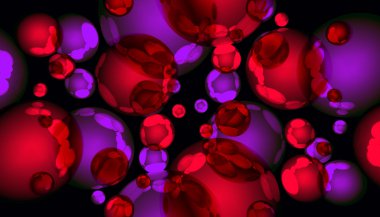 renkli parlak balonlar 