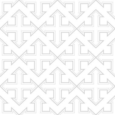 kesintisiz geometrik dört tarafı ok desen