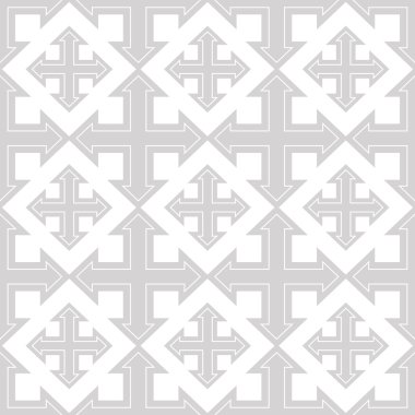 kesintisiz geometrik dört tarafı ok desen