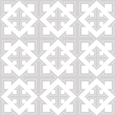 kesintisiz geometrik dört tarafı ok desen