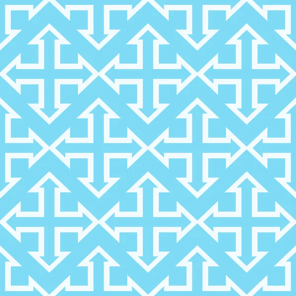 Seamless geometric four sides arrow pattern — Stock Photo, Image