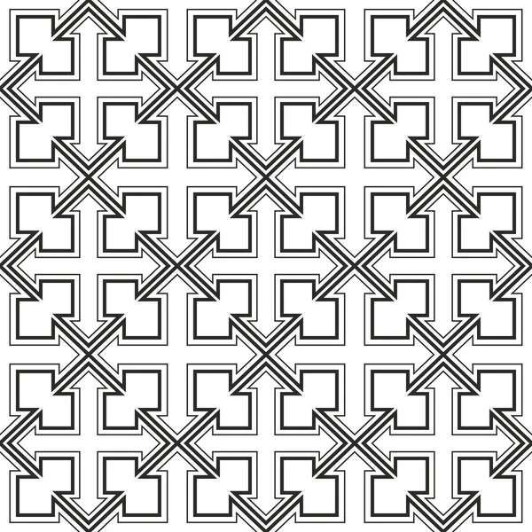 Patrón de flecha geométrica sin costuras de cuatro lados —  Fotos de Stock