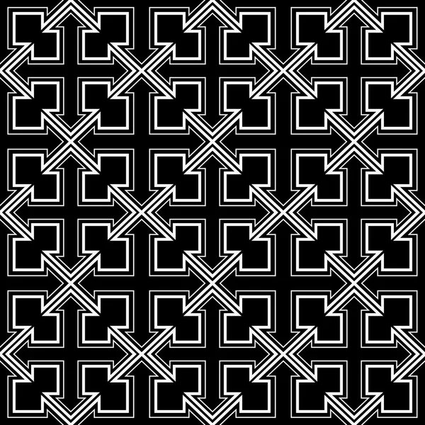 Sömlös geometriska fyra sidor pil mönster — Stockfoto