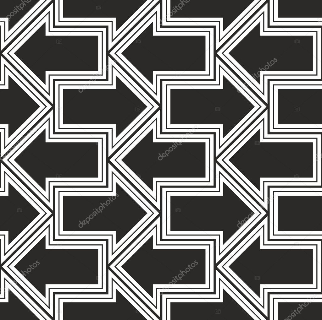seamless geometric arrow pattern