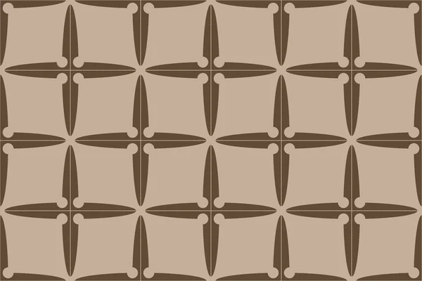 Sömlös geometriska fyra sidor shuriken mönster — Stockfoto