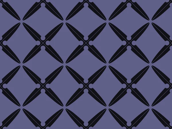 Bezszwowe cztery boki shuriken wzór geometryczny — Zdjęcie stockowe