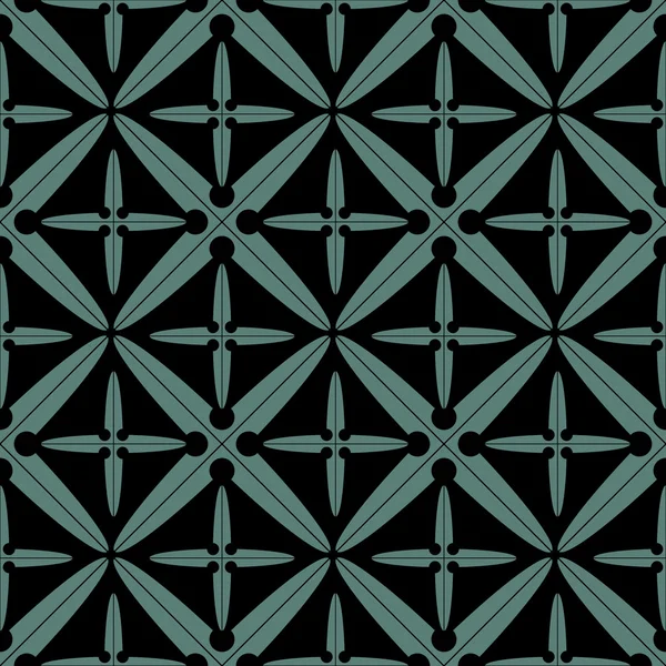 Άνευ ραφής γεωμετρικό σχέδιο shuriken τέσσερις πλευρές — Φωτογραφία Αρχείου