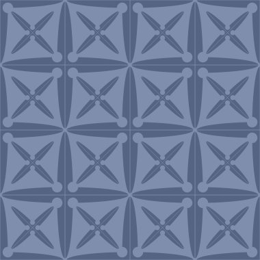 kesintisiz geometrik dört tarafı shuriken desen;