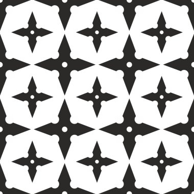 geleneksel shuriken kesintisiz geometrik desen