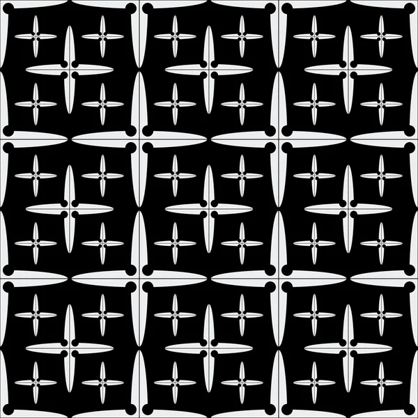 Motif shuriken sans couture géométrique à quatre côtés ; — Photo