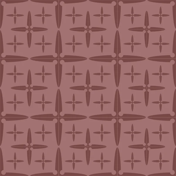Sömlös geometriska fyra sidor shuriken mönster; — Stockfoto