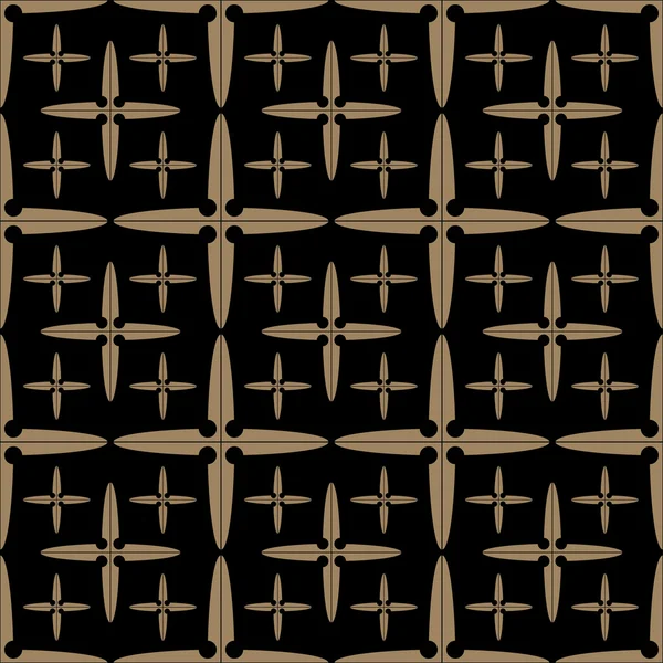 Sömlös geometriska fyra sidor shuriken mönster; — Stockfoto