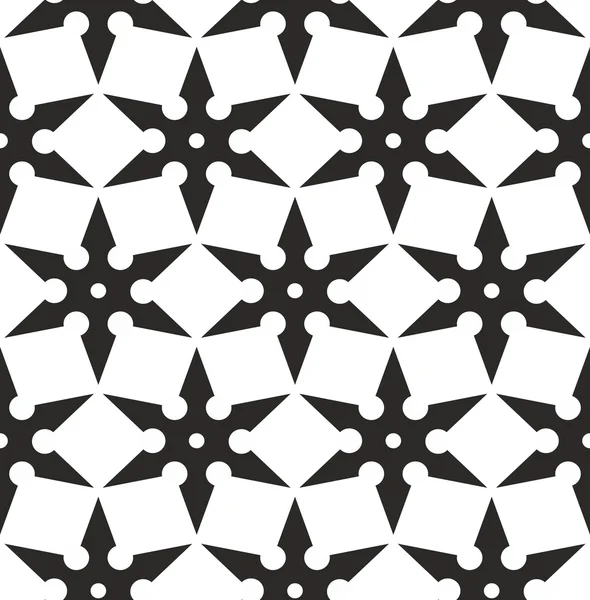 Traditionelles sechszackiges Shuriken nahtloses geometrisches Muster — Stockfoto