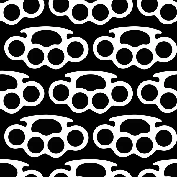 Nudillos de latón patrón sin costura Imagen de archivo