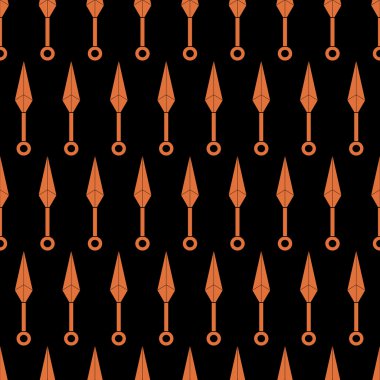 Kunai ninja seamless modeli