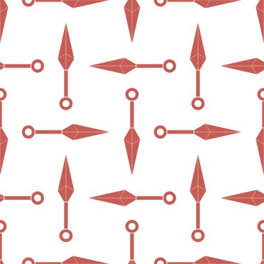 Kunai ninja seamless modeli
