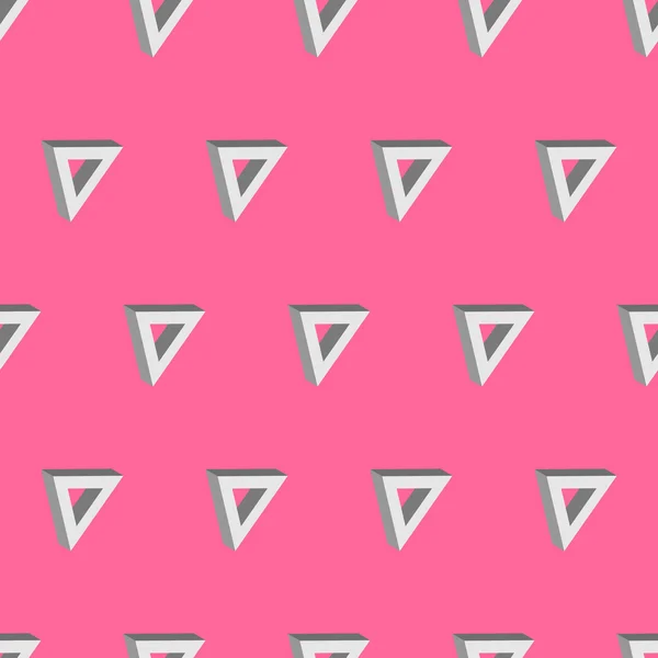3D sorunsuz üçgen arka plan pembe